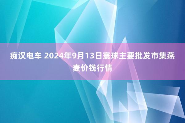痴汉电车 2024年9月13日寰球主要批发市集燕麦价钱行情
