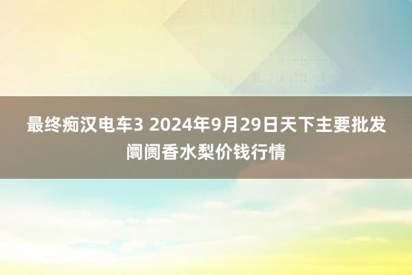 最终痴汉电车3 2024年9月29日天下主要批发阛阓香水梨价钱行情