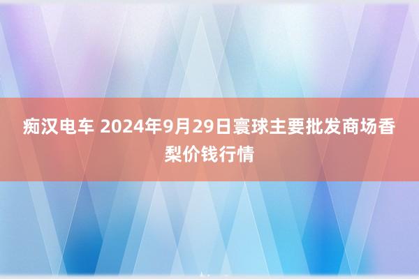 痴汉电车 2024年9月29日寰球主要批发商场香梨价钱行情