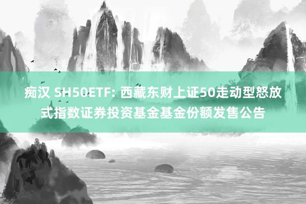 痴汉 SH50ETF: 西藏东财上证50走动型怒放式指数证券投资基金基金份额发售公告