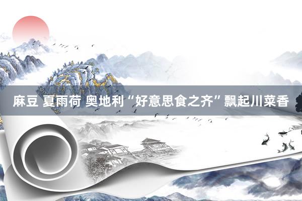 麻豆 夏雨荷 奥地利“好意思食之齐”飘起川菜香