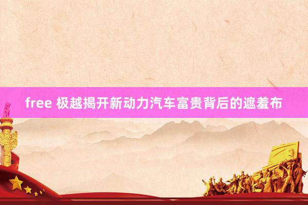 free 极越揭开新动力汽车富贵背后的遮羞布