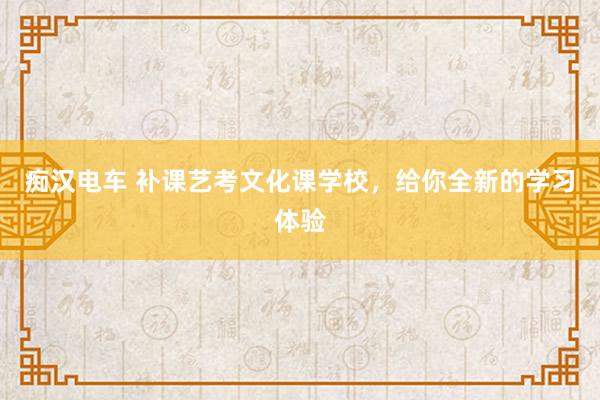 痴汉电车 补课艺考文化课学校，给你全新的学习体验