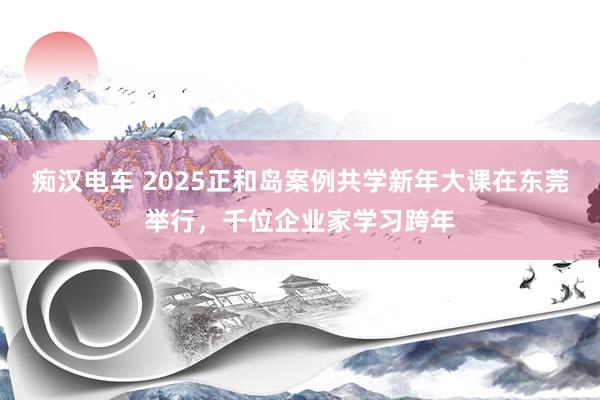 痴汉电车 2025正和岛案例共学新年大课在东莞举行，千位企业家学习跨年