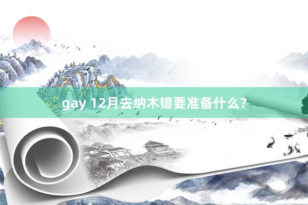 gay 12月去纳木错要准备什么？