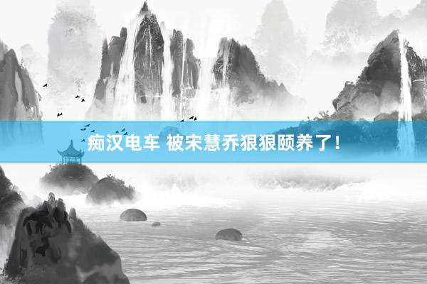 痴汉电车 被宋慧乔狠狠颐养了！