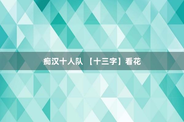 痴汉十人队 【十三字】看花