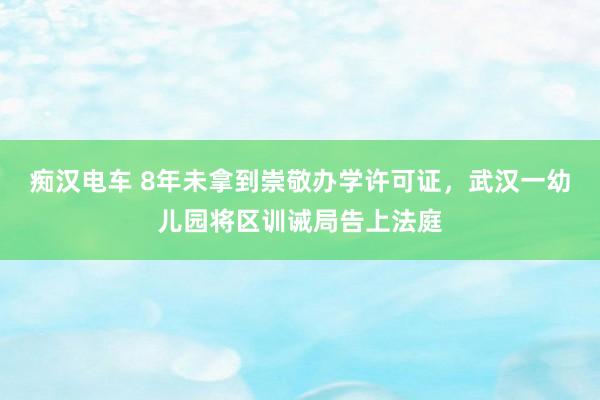 痴汉电车 8年未拿到崇敬办学许可证，武汉一幼儿园将区训诫局告上法庭