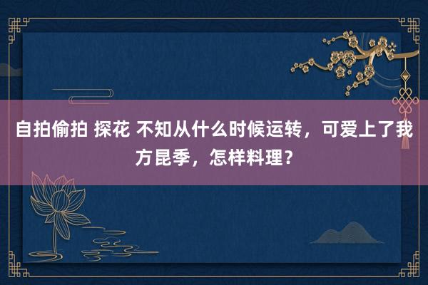 自拍偷拍 探花 不知从什么时候运转，可爱上了我方昆季，怎样料理？