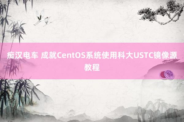 痴汉电车 成就CentOS系统使用科大USTC镜像源教程