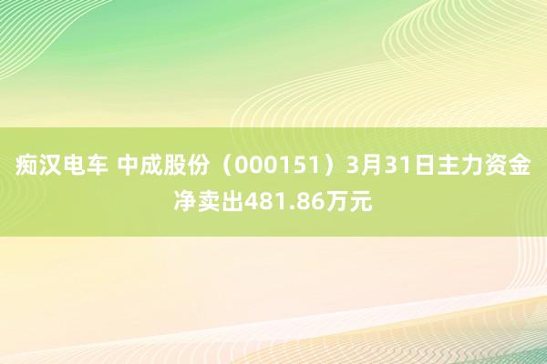 痴汉电车 中成股份（000151）3月31日主力资金净卖出481.86万元